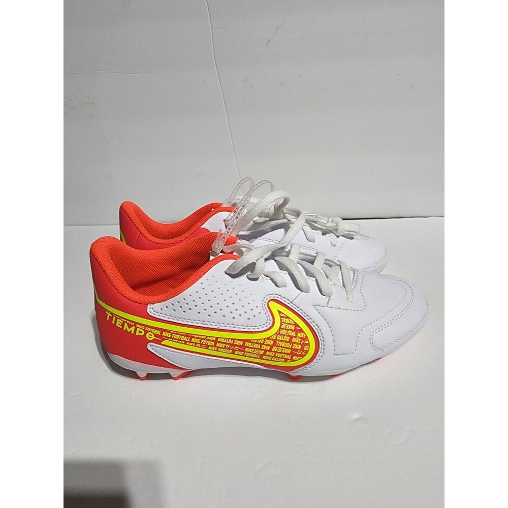 Nike Legend 9 Club FG/MG White Bright Crimson Cleats DA1331-176. 5.5Y